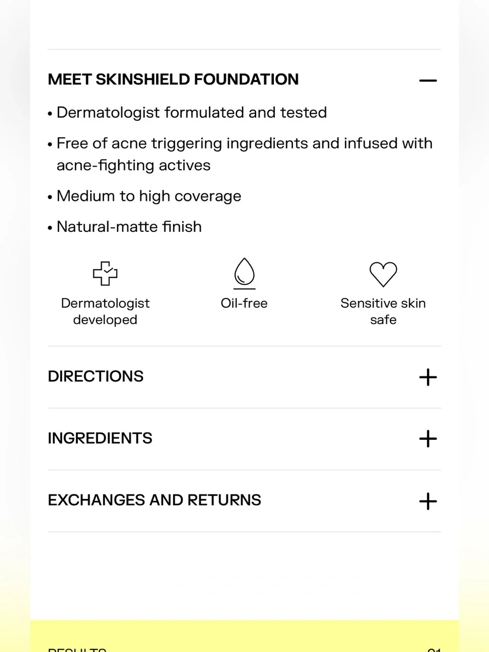 SkinShield Acne Safe Foundation - Picture 2 of 14